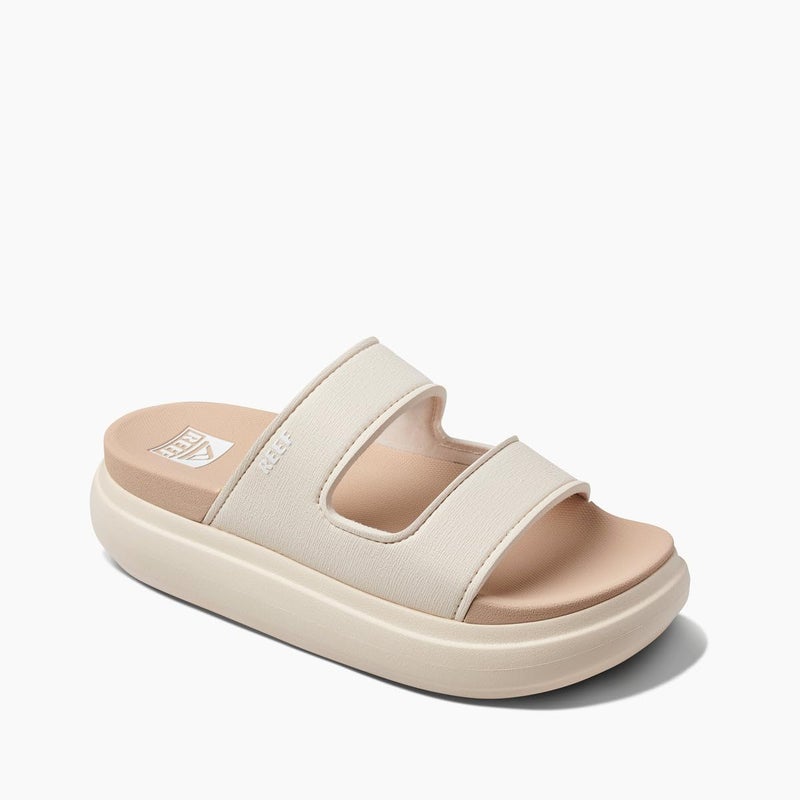 REEF Cushion Bondi 2 Bar Womens Slide Sandal, Lightweight and Supportive Footbed, Water Friendly, Vintage/Oasis, 8 - Image 4