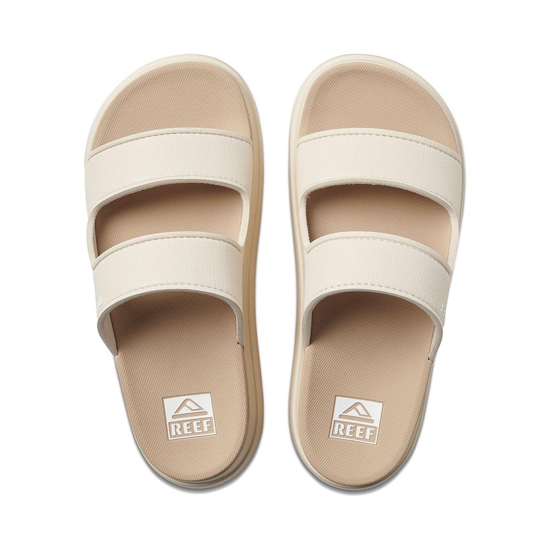 REEF Cushion Bondi 2 Bar Womens Slide Sandal, Lightweight and Supportive Footbed, Water Friendly, Vintage/Oasis, 8 - Image 3