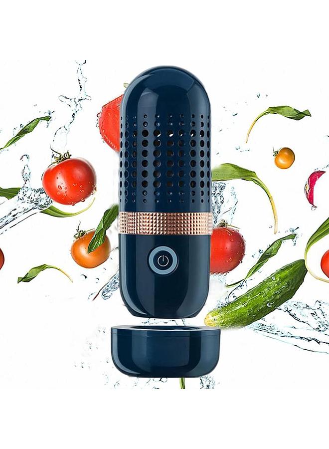Multifunctional Fruit Vegetable Cleaning Machine Capsule Portable Automatic Cleaner Purifier Wireless Charging  - Image 1