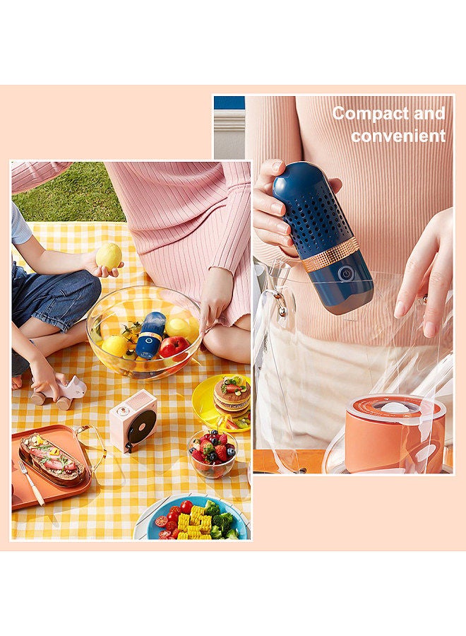 Multifunctional Fruit Vegetable Cleaning Machine Capsule Portable Automatic Cleaner Purifier Wireless Charging  - Image 3