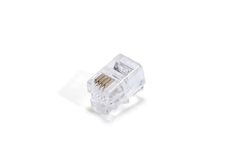 Seefeful 100 PackRJ9 4P4C Phone Modular Telephone Cord Connector Adapter Crimp (4P4C) - Image 4