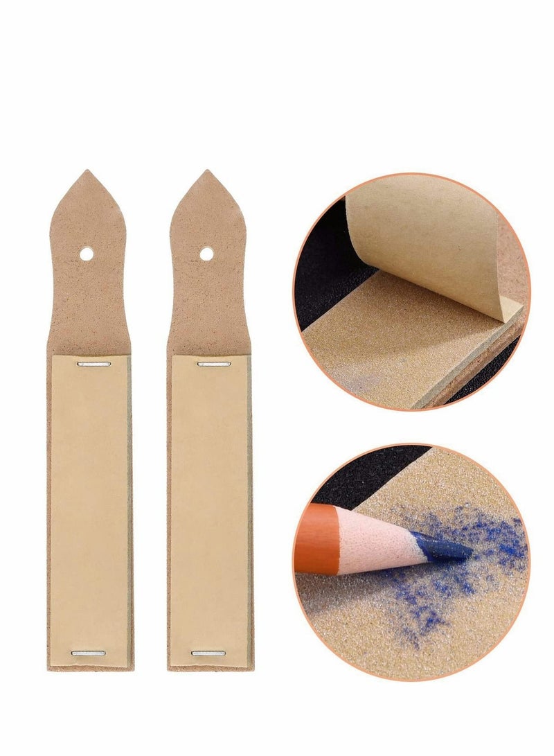Excefore 12 Pieces Assorted Sized Blending Stumps and Tortillions for Drawing and Sketching with 2 Pieces White Eraser a Felt Bag for Sketch Drawing - Image 4