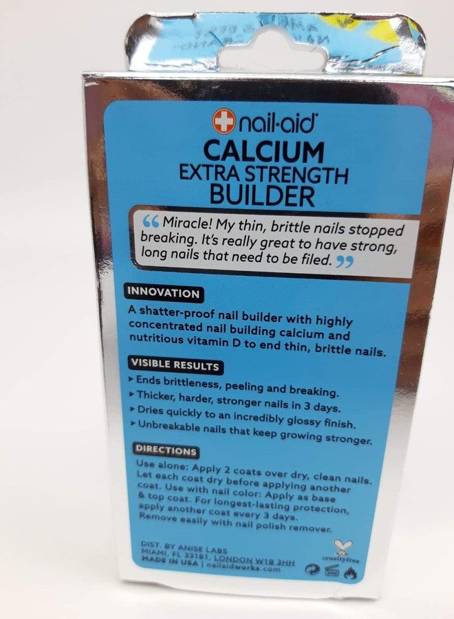 NAIL-AID Calcium Extra Strength Builder Hardener 0.55 Fluid Ounce - Image 2