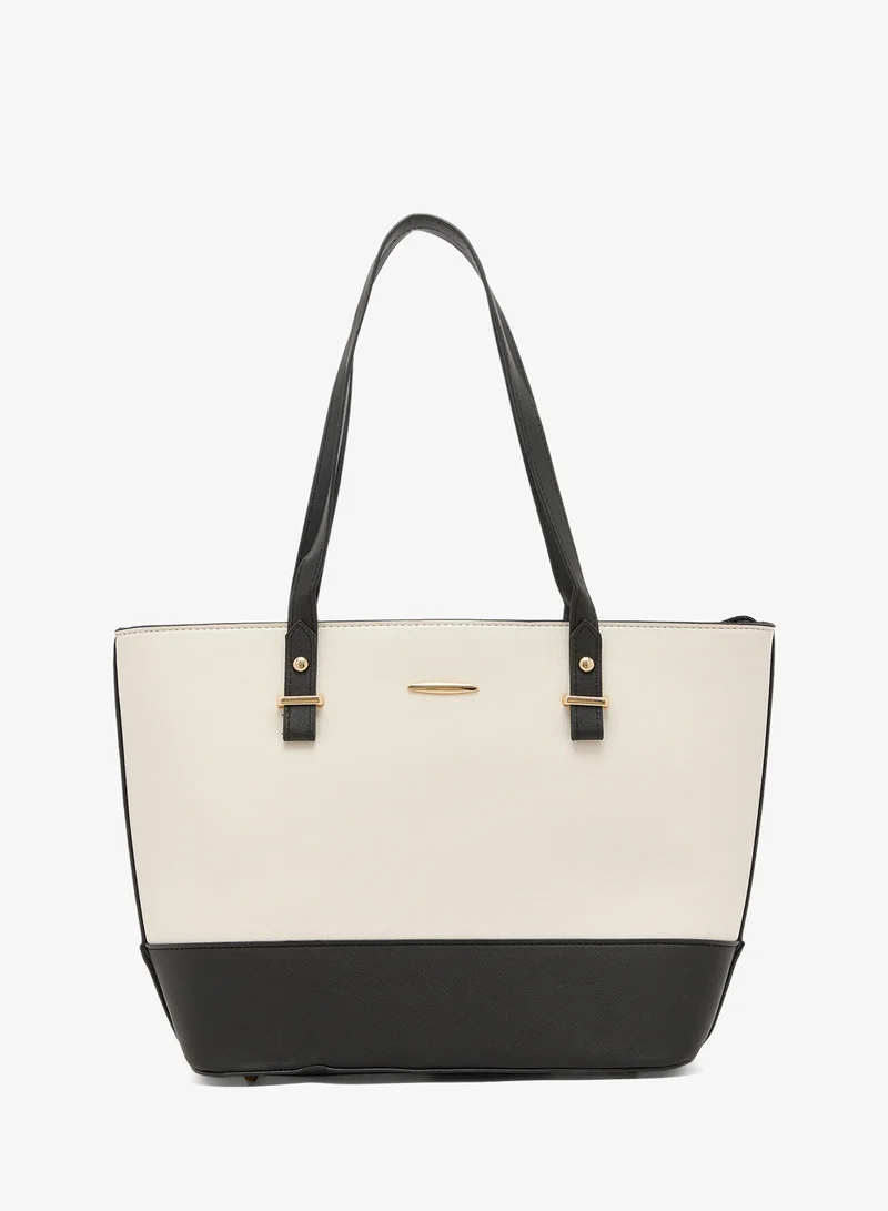 Ella Black Tote With Pouch Insert