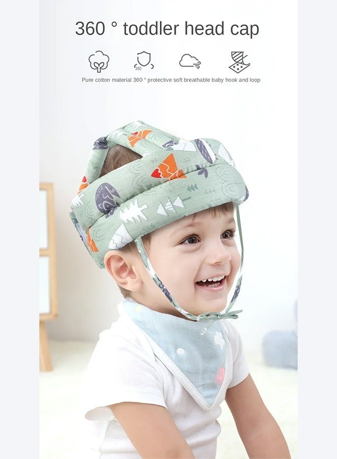 Baby Children Infant Toddler Adjustable Safety Helmet ，Headguard Protective Harnesses Cap,Protecting the chin and ears， Providing Safer Environment When Learning to Crawl Walk Playing - Image 4