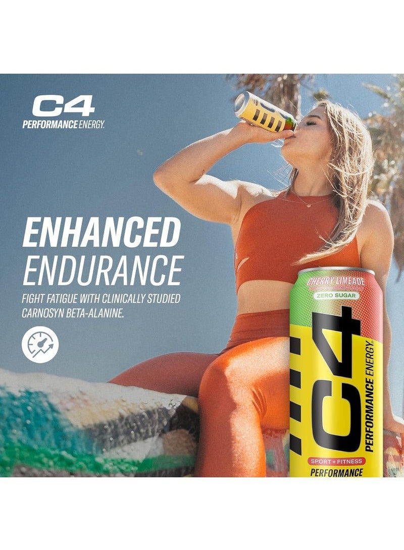 C4 مشروب الطاقة بنكهة الكرز والليمون - Image 3