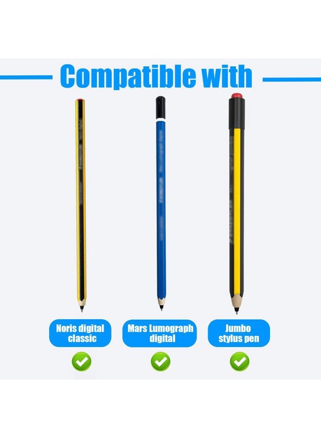 REEYEAR No Worn Out Fine Replacement Pencil Nibs Compatible with STAEDTLER Noris Digital Jumbo/Classic EMR Digital Pen Stylus, Titanium Alloy Ballpoint Tips fits for Noris EMR Pen,2 Pcs - Image 4