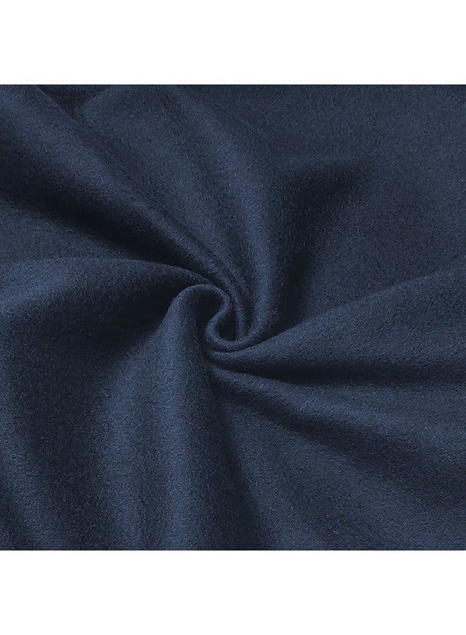 ريموند لحاف Raymond Home بطانية ناعمة ودافئة وأنيقة لتوفير أقصى درجات الراحة الصلبة 240 جرام في المتر المربع - (220 × 130 سم) أزرق - Image 3