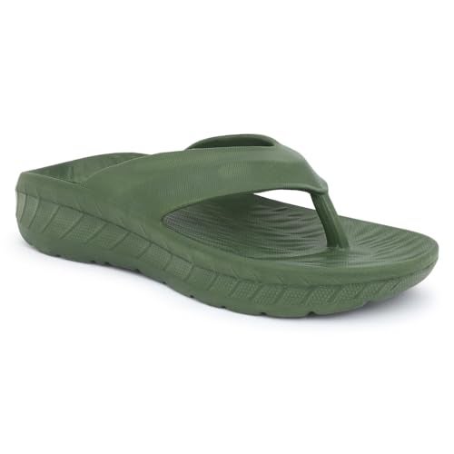 Hygear Men's Moulded Slipper-HG-GE-1036-Olive green-9 - Image 1