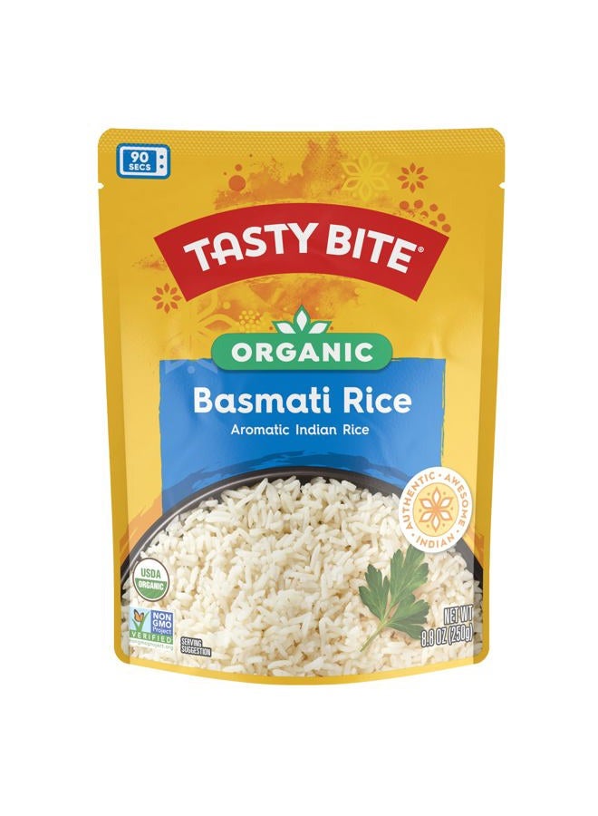 Tasty Bite تستي بايت، أرز بسمتي عضوي، 8.8 أونصة - Image 1