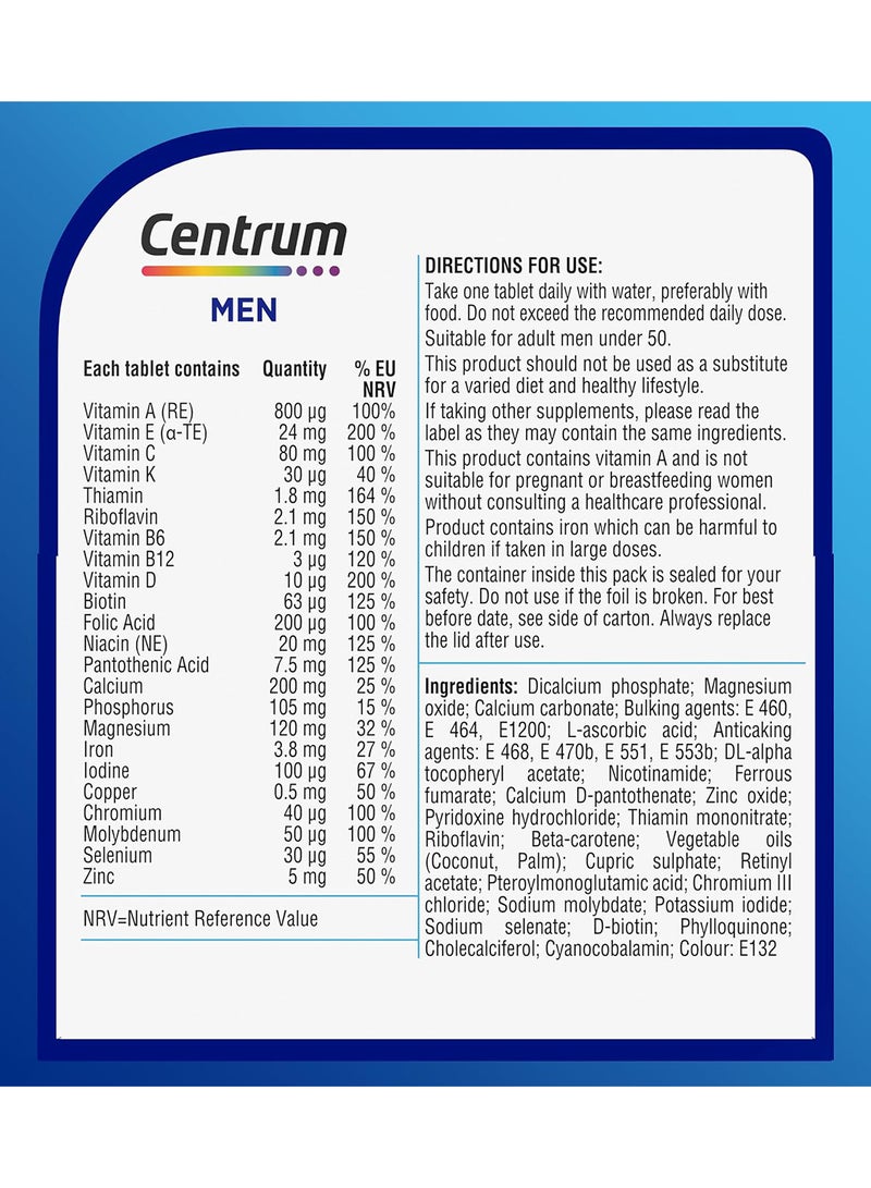 Centrum Multivitamin/Multimineral Food Supplement - 60 Tablets - Image 3