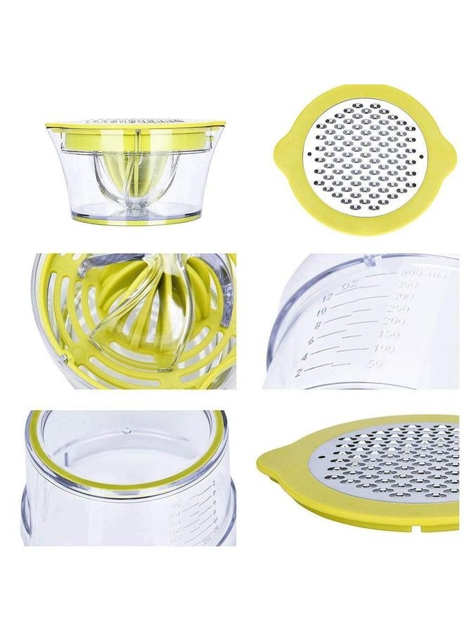 هومستر عصير الليمون برتقالي العصير اليدوي مع كأس قياس داخلي ومفتاح، 12OZ، أخضر - Image 3