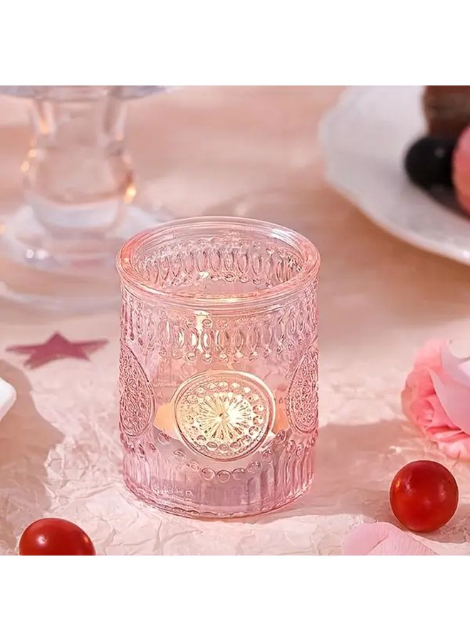 24 Pink Bohemian Wedding Candle Holders 24pcs for Party Home Decor - Image 2