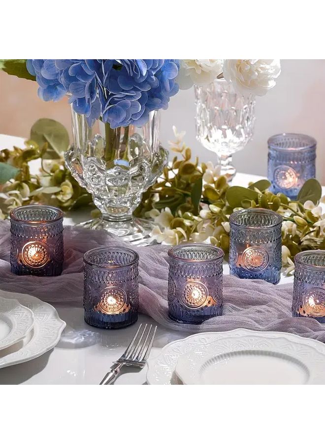 24 Pink Bohemian Wedding Candle Holders 24pcs for Party Home Decor - Image 5