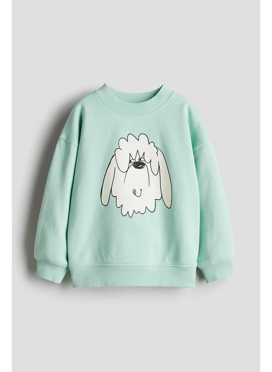 H&M Printed Sweatshirt