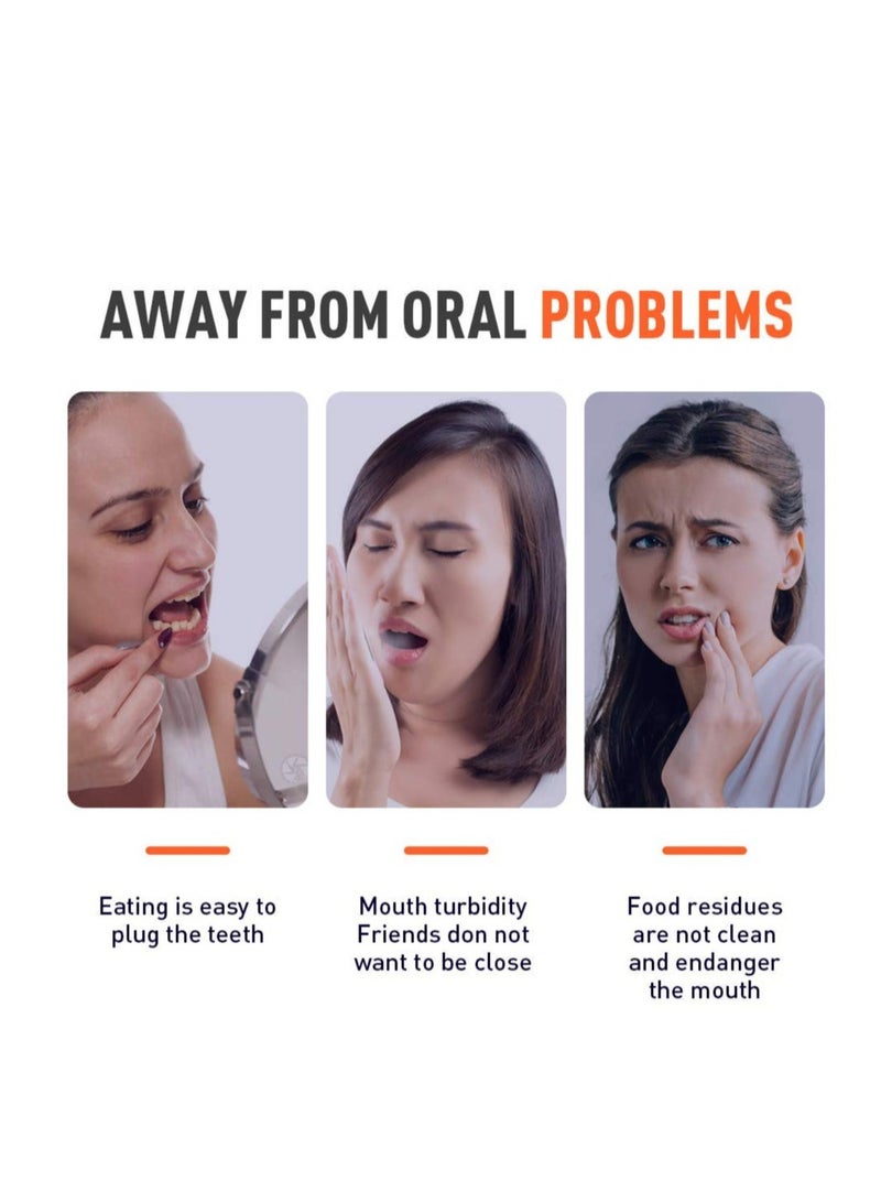 Excefore Dental Floss, Triple Clean Advanced Clean Dental Floss Stick, Tooth Picks, Floss Picks, Keeps Your Mouth Fresh and Clean (300 Picks) - Image 4