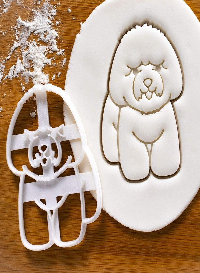 Bakerlogy Set of 2 Bichon Frise cookie cutters (Design: Face and Body), 2 pieces - Bakerlogy - Image 4
