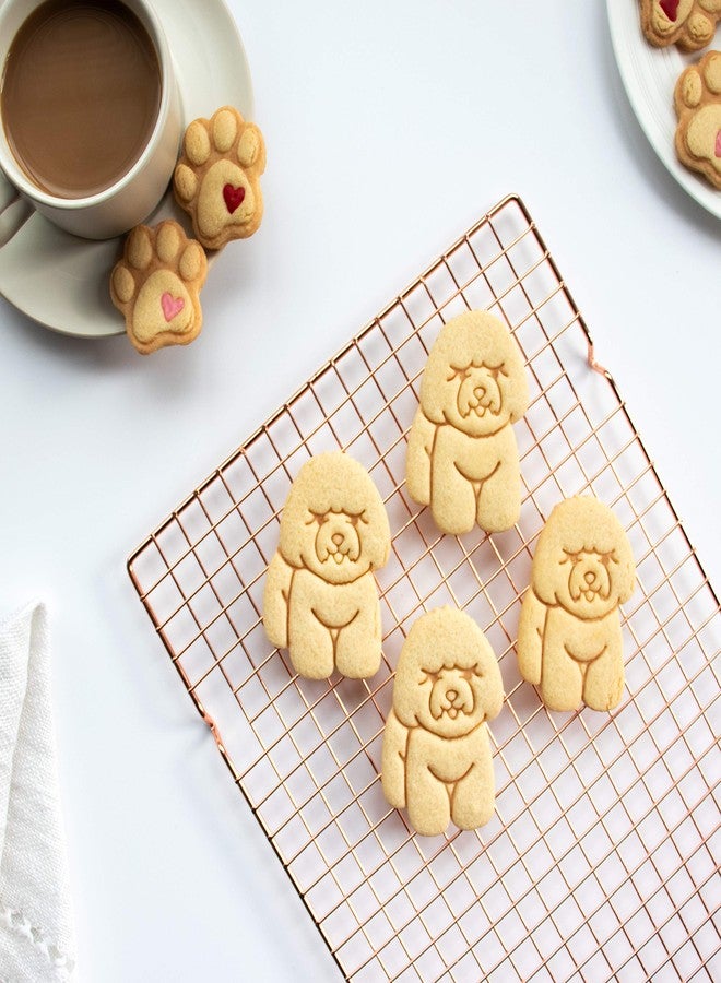 Bakerlogy Set of 2 Bichon Frise cookie cutters (Design: Face and Body), 2 pieces - Bakerlogy - Image 5