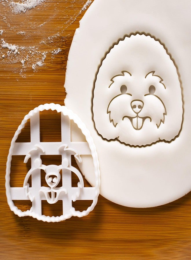 Bakerlogy Set of 2 Bichon Frise cookie cutters (Design: Face and Body), 2 pieces - Bakerlogy - Image 3