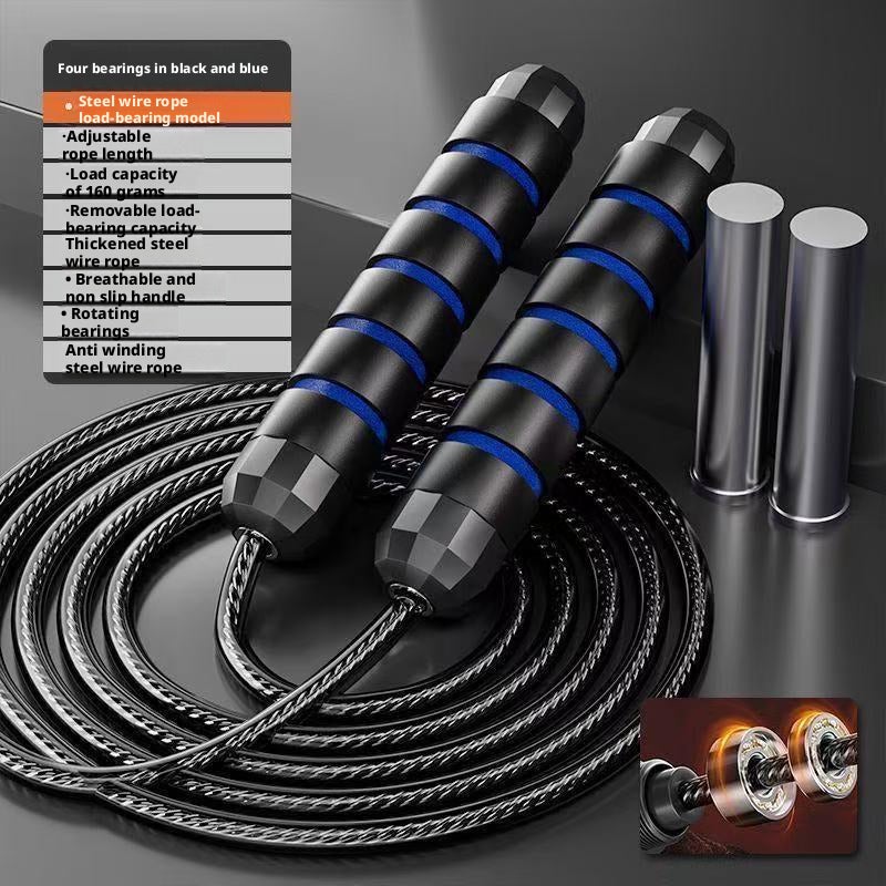 Steel Wire Jump Rope for Fitness Training - Image 1