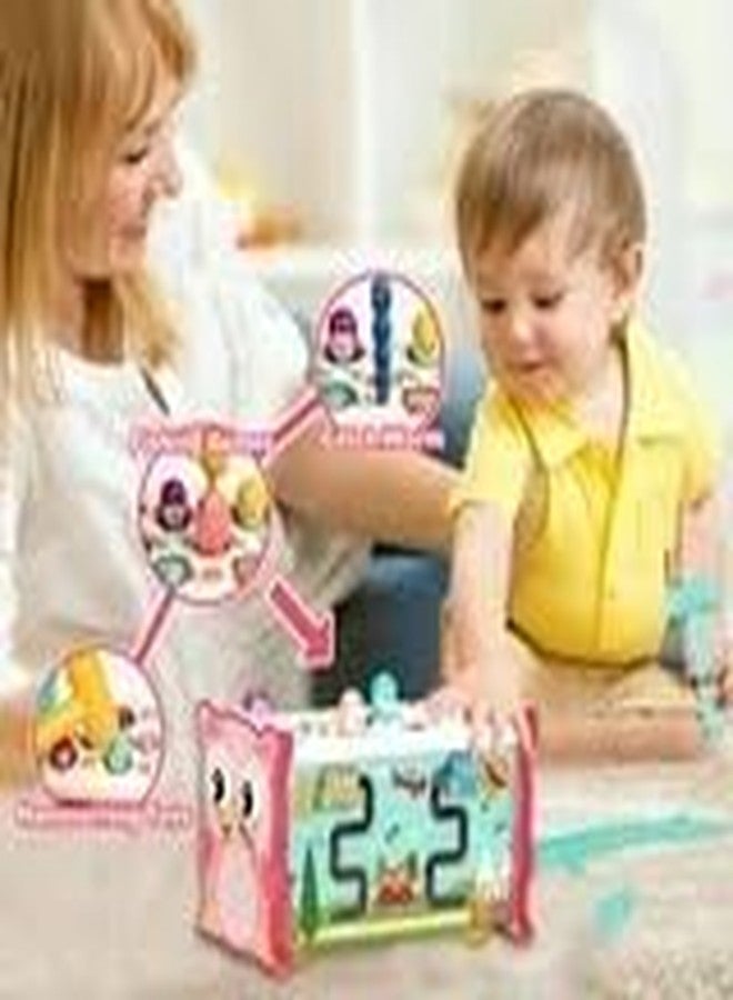 BeFunky 8 in 1 Montessori Toys - Sensory Development for Toddler - Activity Educational Hammering Pounding - Whack a Mole Game - Birthday Gifts for 18+ Months Kids (Red) - Image 5