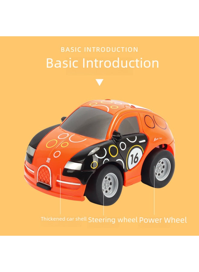 Four-way Wireless Remote Control Off-road Vehicle Model Children's Cartoon Toy Car Hot Sale-Color:Remote Control Police Car-Black 【English Color Box】 6148J - Image 5