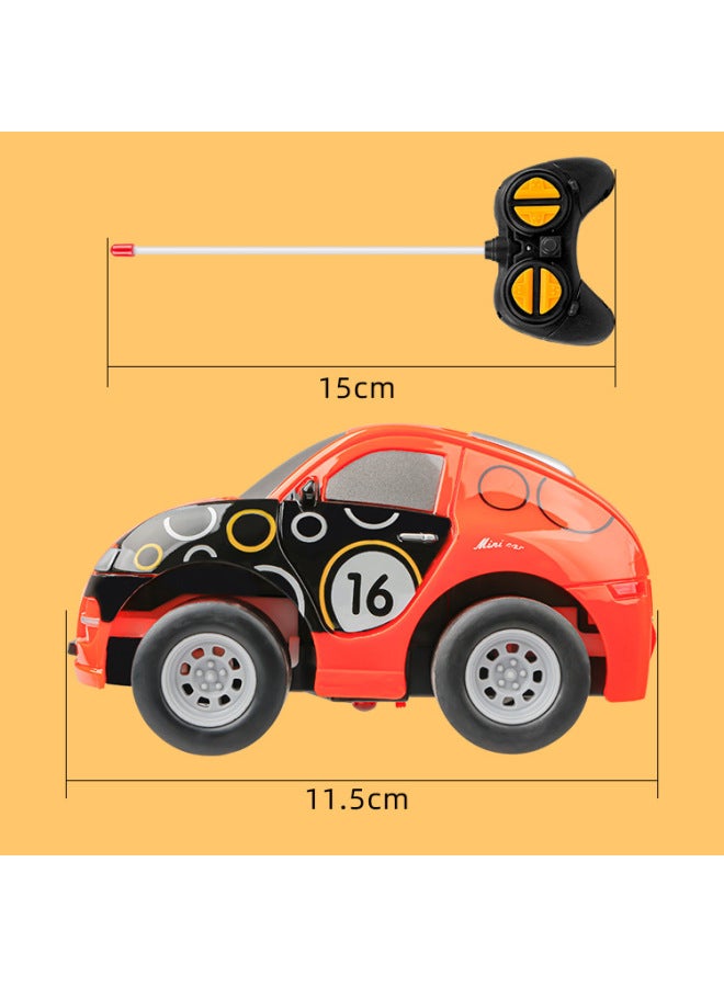 Four-way Wireless Remote Control Off-road Vehicle Model Children's Cartoon Toy Car Hot Sale-Color:Remote Control Police Car-Black 【English Color Box】 6148J - Image 4