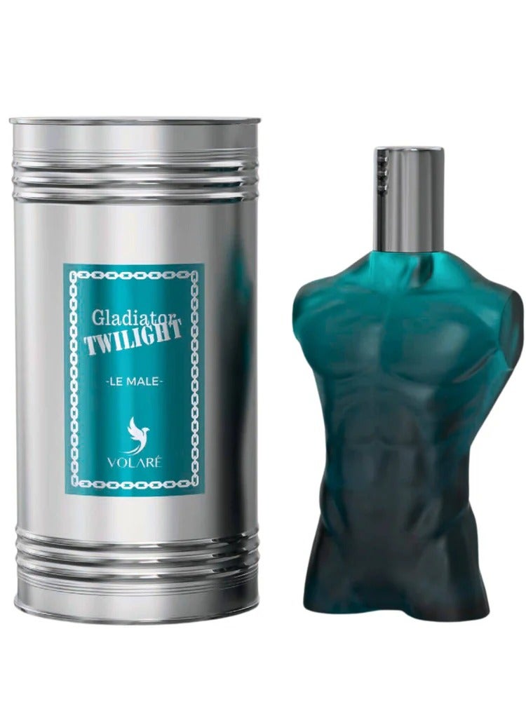 VOLARE Gladiator Twilight le male Eau De Parfum for men -100 ml ( inspired by Jean Paul Gaultier Le Male )  - Image 1