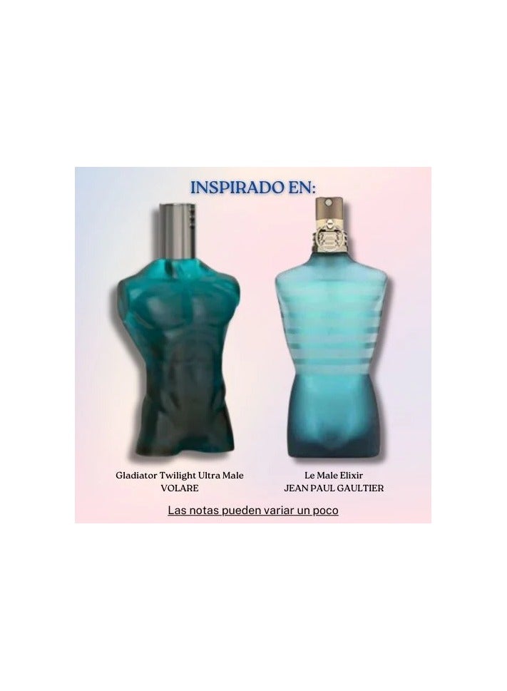 VOLARE Gladiator Twilight le male Eau De Parfum for men -100 ml ( inspired by Jean Paul Gaultier Le Male )  - Image 4