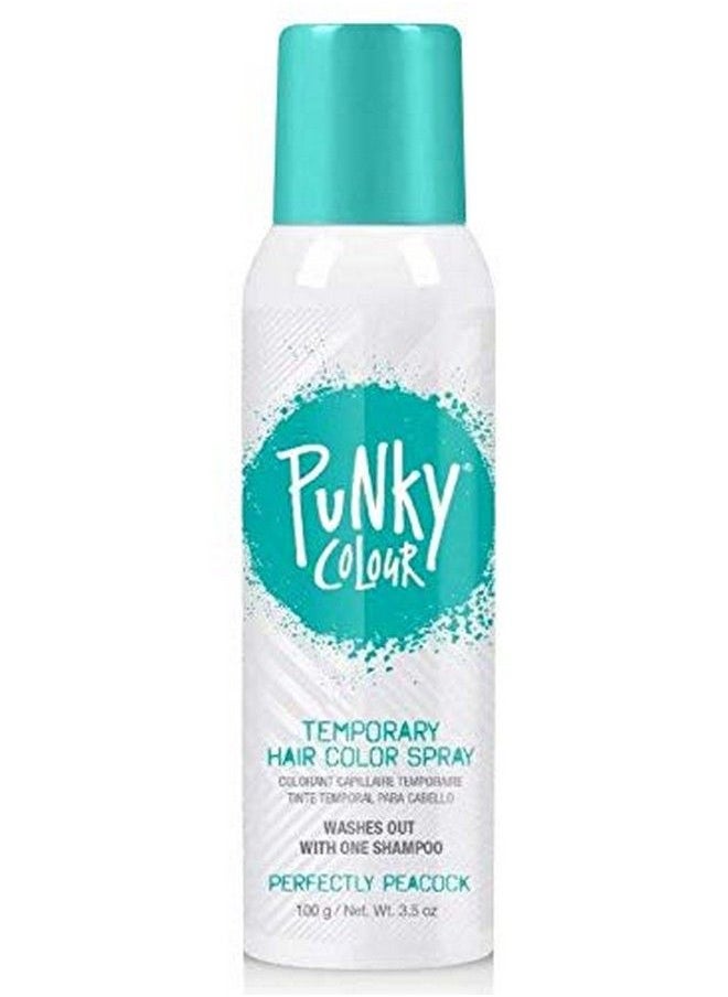 Jerome Russell - Punky Pastel Temporary Hair Color Spray Perfectly Peacock Sprayon Hair Color Fastdrying Nonsticky Tl Size Hair Dye For Instant Vivid Hair Color 3.5 Oz 1Pack - Image 1