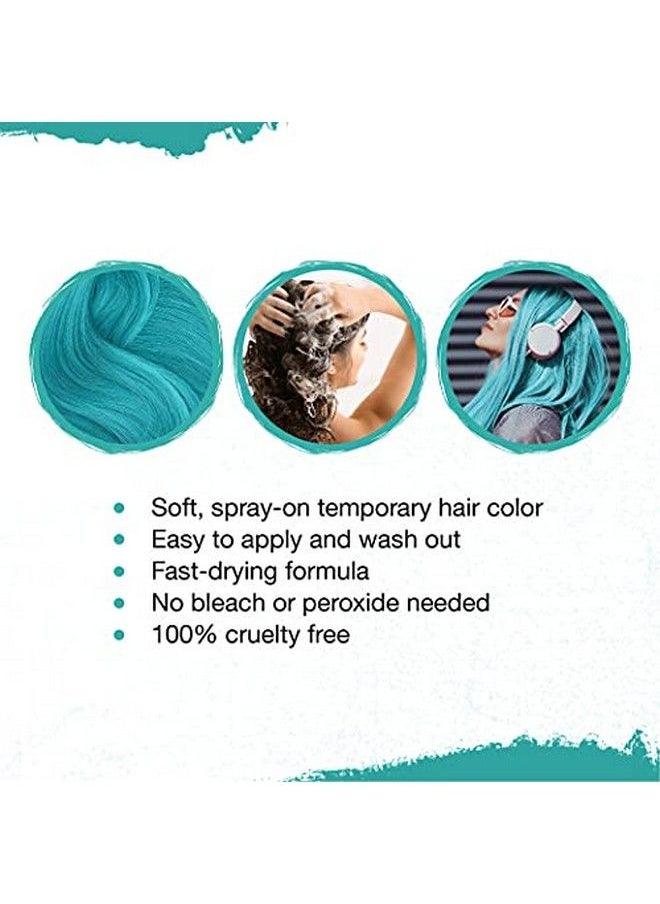 Jerome Russell - Punky Pastel Temporary Hair Color Spray Perfectly Peacock Sprayon Hair Color Fastdrying Nonsticky Tl Size Hair Dye For Instant Vivid Hair Color 3.5 Oz 1Pack - Image 1