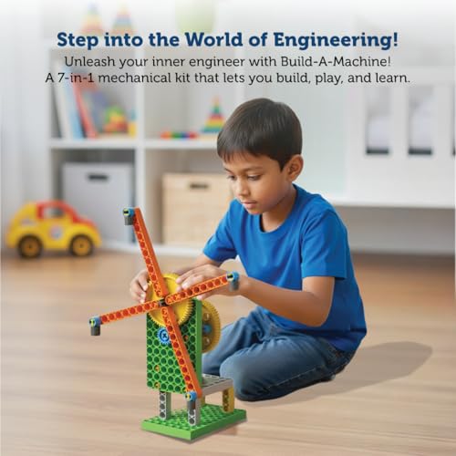 Blix Build-A-Machine STEM Kit for Kids 5+ Years, Educational Toy to Learn Mechanical Movements - Image 5