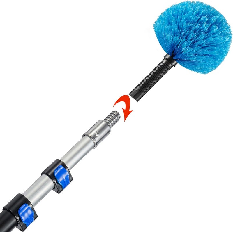 Hicavar Screw on Webster Cobweb Duster Head for Pole (Pole Not Included) Balanced universal design - Image 5