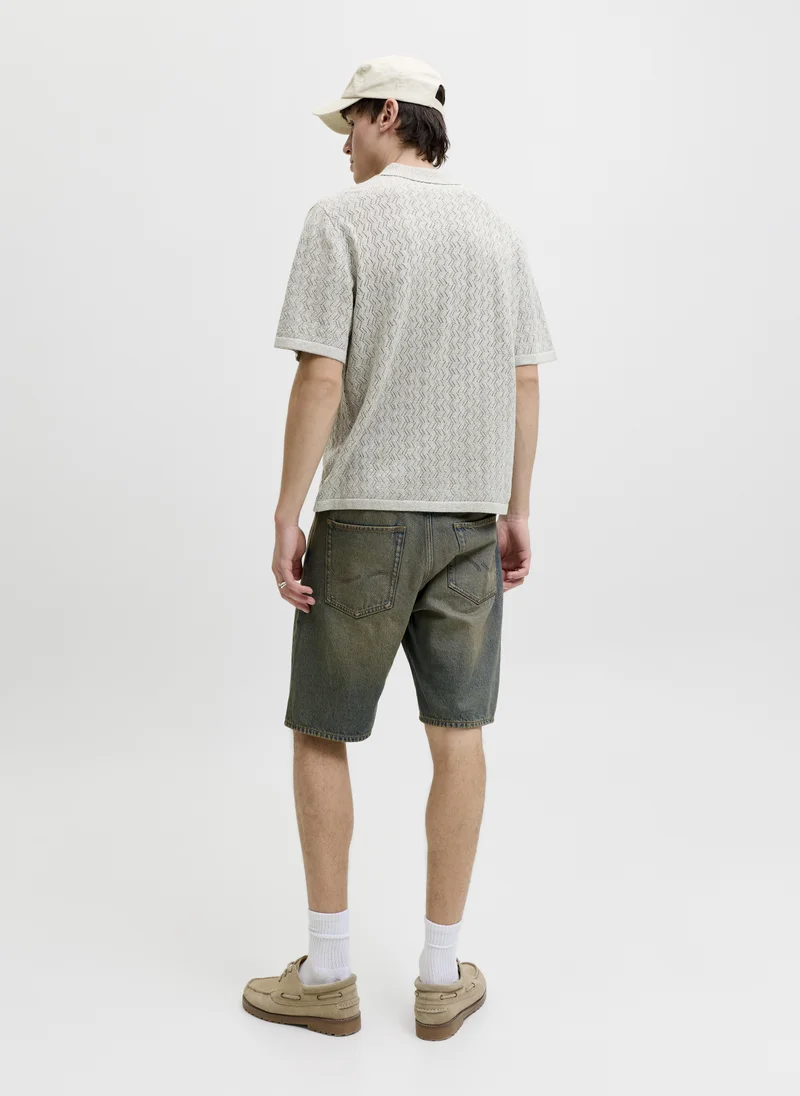 جاك اند جونز Button Knit Polo