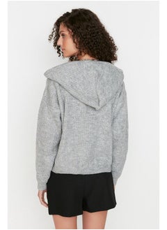 trendyol Sweater - Gray - Standard  - Image 1