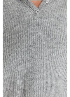 trendyol Sweater - Gray - Standard  - Image 2