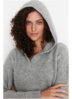 trendyol Sweater - Gray - Standard  - Image 3