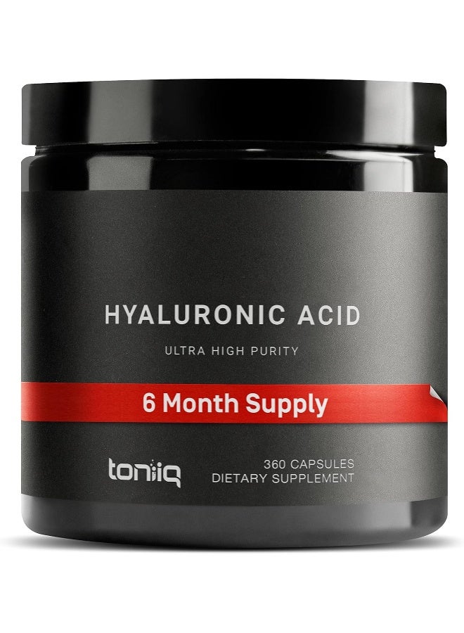 Toniiq Ultra High Purity Hyaluronic Acid Capsules - 360 Count - Image 1