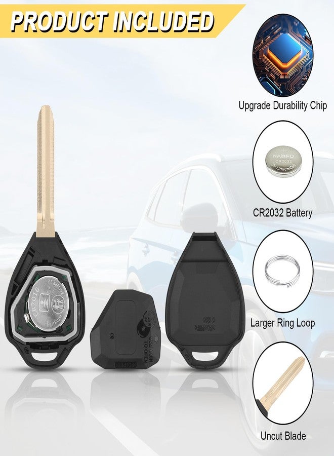 Vurkcy Key Fob Replacement for 2006-2011 Toyota RAV4/ 2008-2013 XB Car Keyless Entry Remote Control,HYQ12BBY,3 Buttons - Image 5