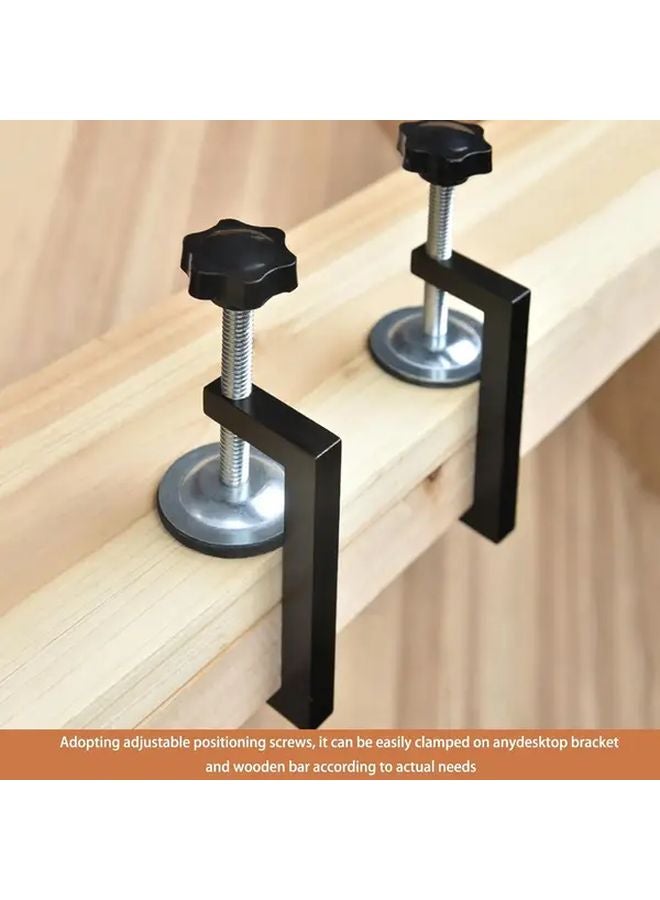 2pcs Heavy Duty 2 Inch C Clamps Adjustable Jaw Metal Woodworking Tool For DIY - Image 3