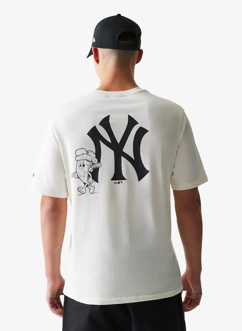 نيو ايرا تي شيرت نيويورك يانكيز برسومات طعام