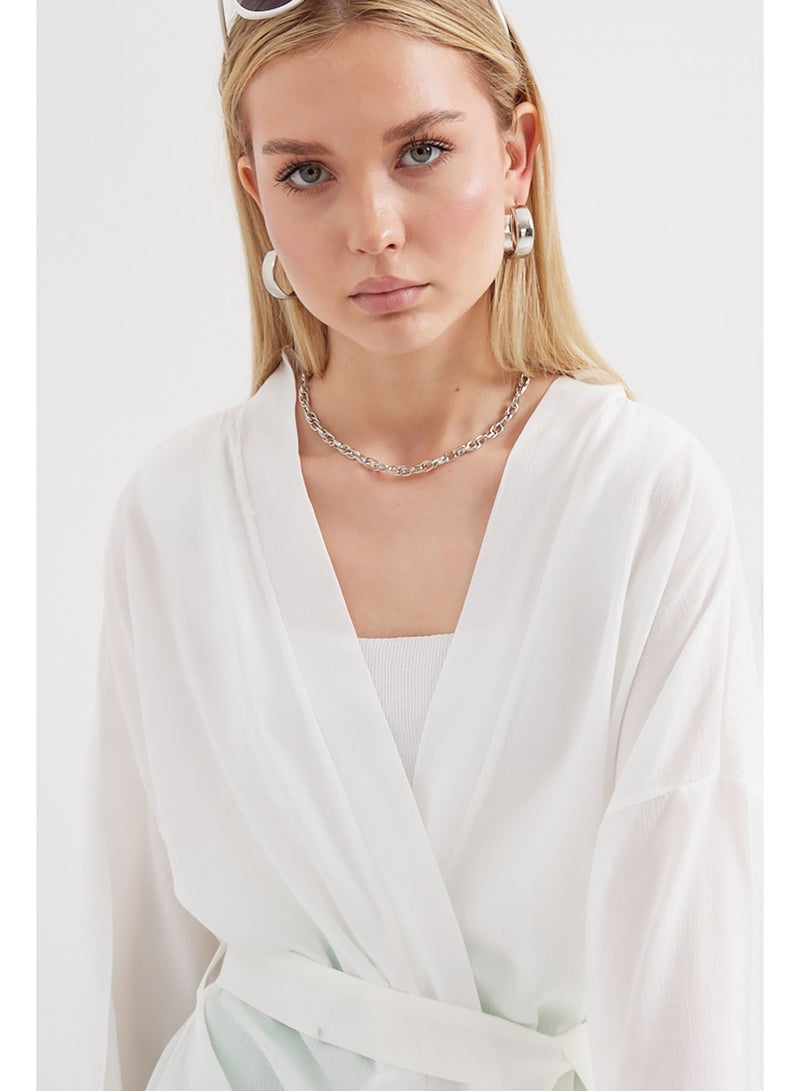 Summer Kimono With Slit  - Image 5