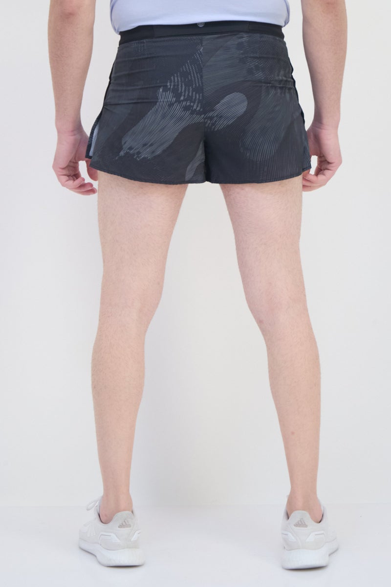 Adidas Men Sportswear Fit Brand Logo Training Shorts, Black  - Image 3