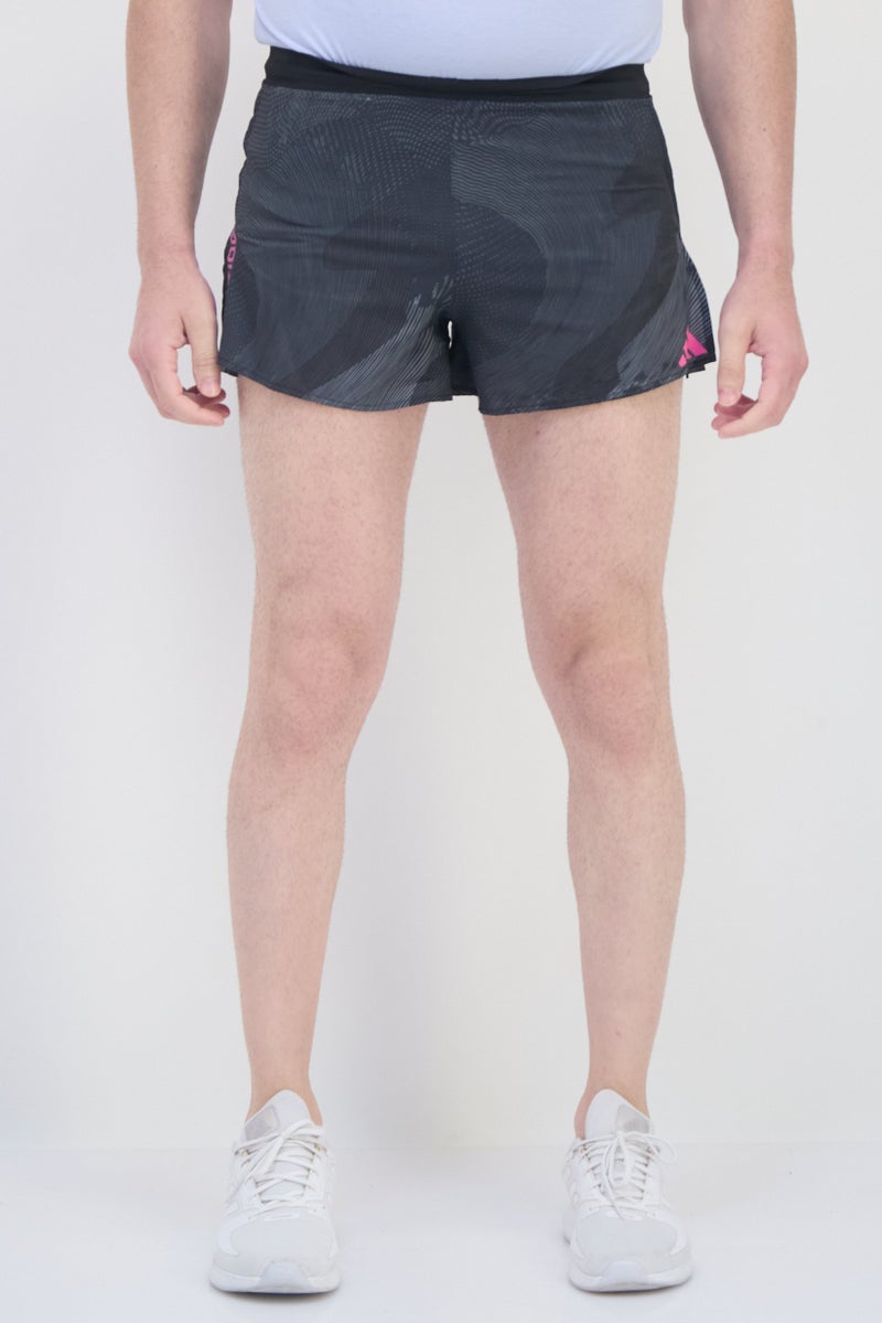 Adidas Men Sportswear Fit Brand Logo Training Shorts, Black  - Image 1