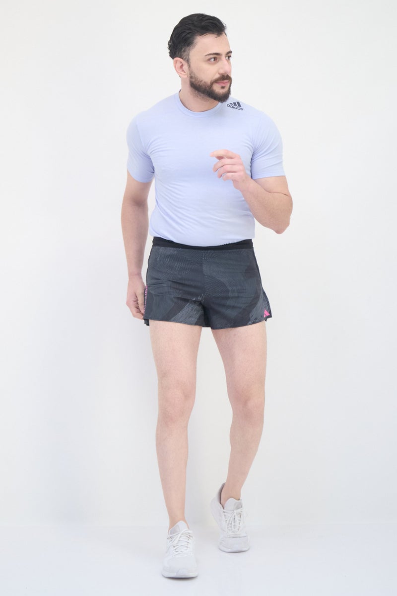 Adidas Men Sportswear Fit Brand Logo Training Shorts, Black  - Image 4