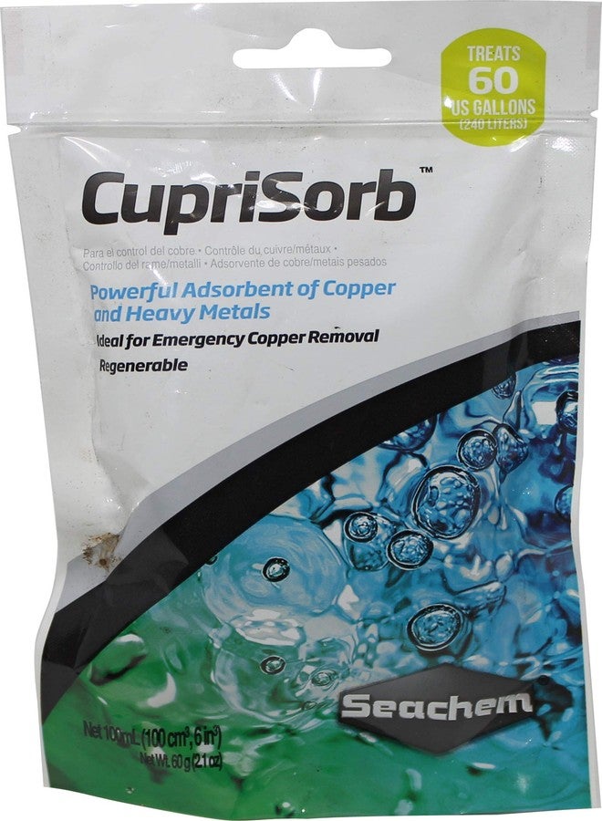Seachem CupriSorb Powerful Absorbent For Removing Copper and Heavy Metals 100ml