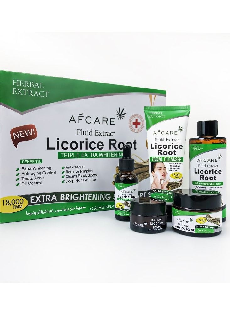 AFCARE 5-Piece Licorice Root Collection skin care  - Image 1