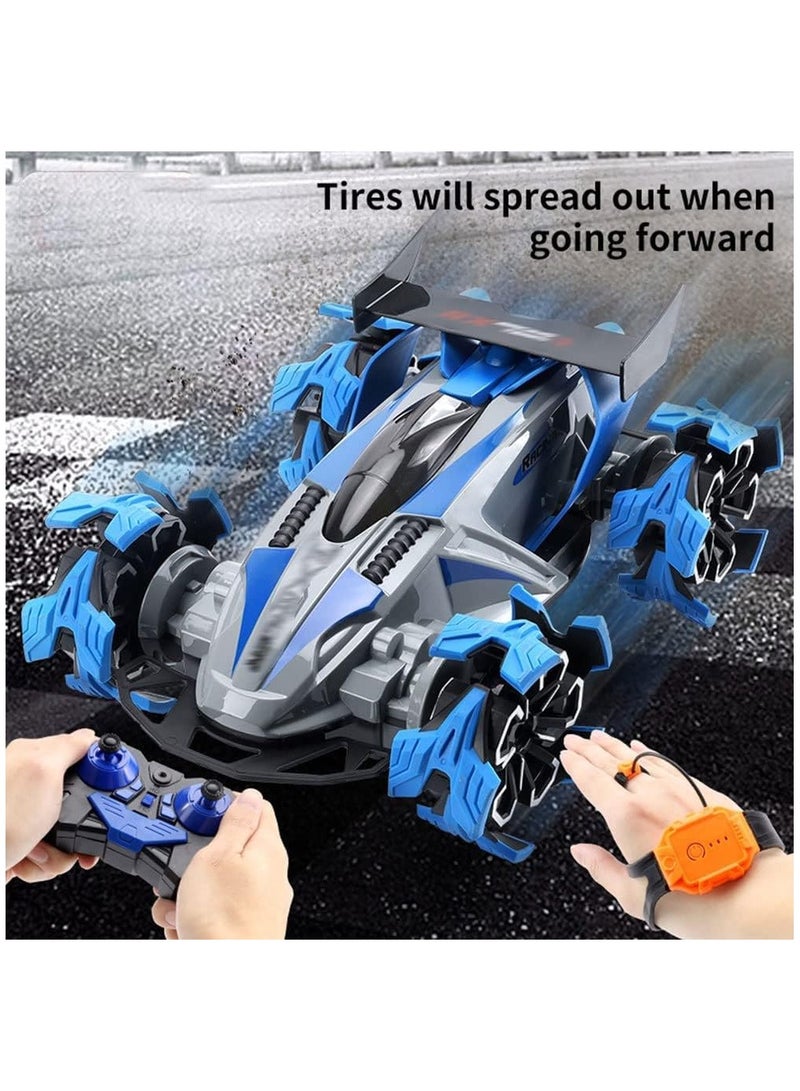 RC Stunt Car Watch Gesture Sensor Car With Tail Gas Spray 360 Degree Rotating Tumbling Rechargeable Car High Speed Off Road - Image 1