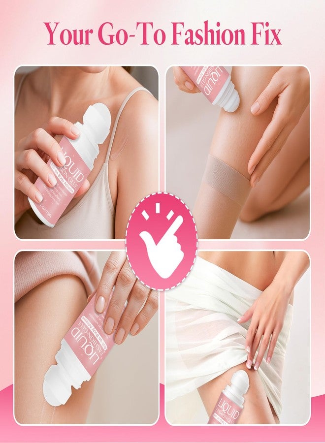Vigorder Body Adhesive for Clothing Roll-On 2.54 Oz - Sweat Resistant & Long Lasting Body Glue for Clothes for Dancers, Stagewear, Wigs, Socks, Bras & Costumes - Image 3