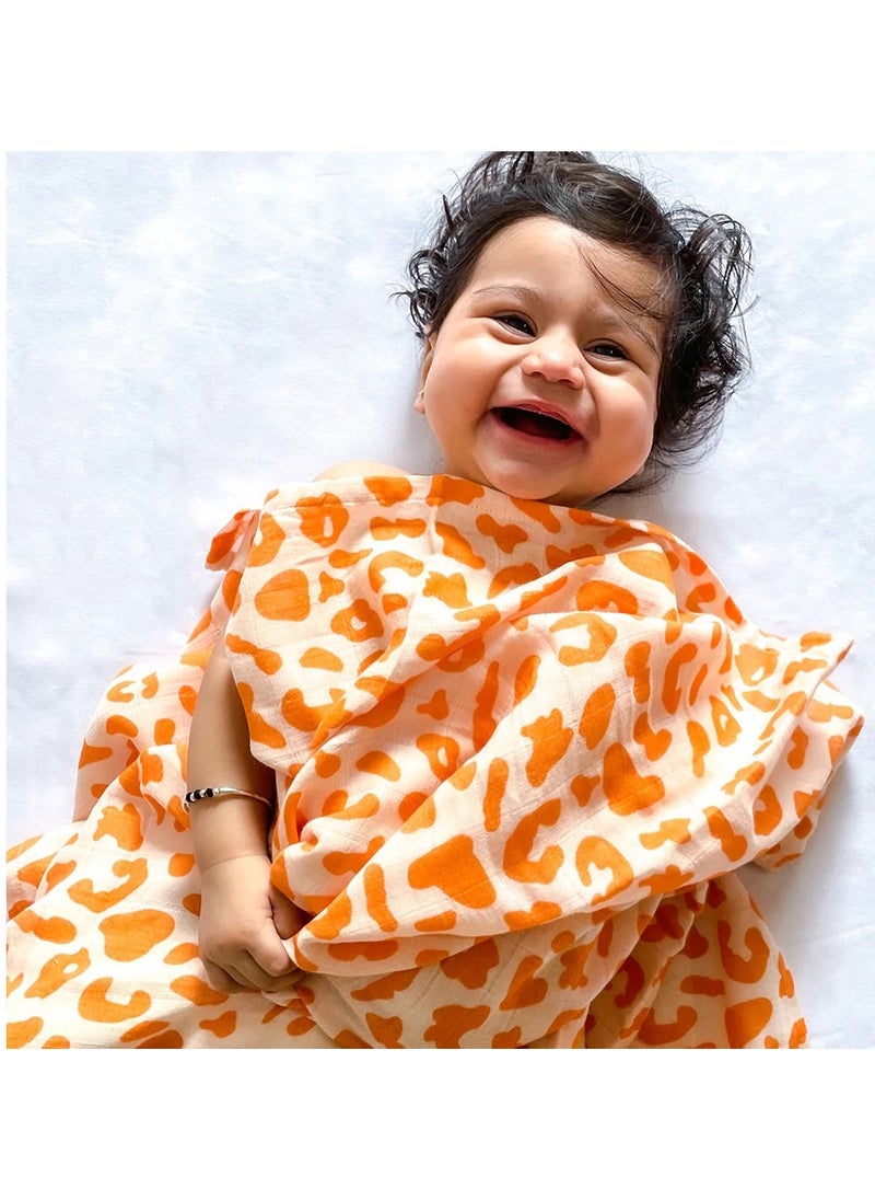 Yellow Doodle Yellow Doodle Organic Luxury Swaddle - Wild & Free  - Image 1